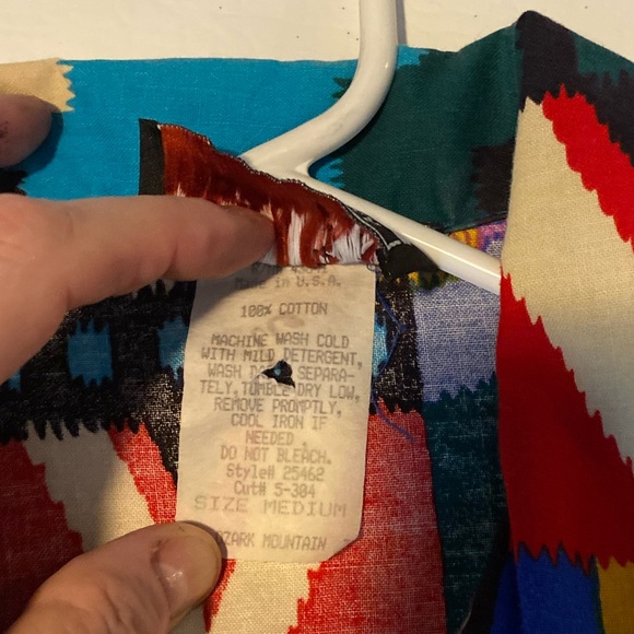 Vintage Ozark Mountain Cotton Show Shirt size M - Picture 2 of 6